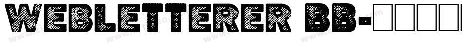 WebLetterer BB字体转换